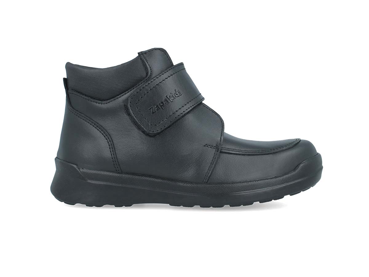 Zapatos Escolares Zapakids Bota Casual Piel Negro ZK00023 Niño 