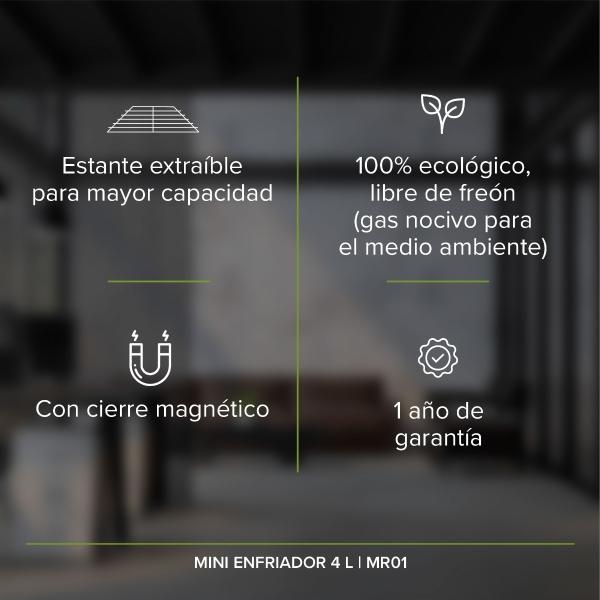 Mini Refrigerador Portátil Auto Casa Oficina Avera MR01