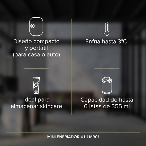 Mini Refrigerador Portátil Auto Casa Oficina Avera MR01