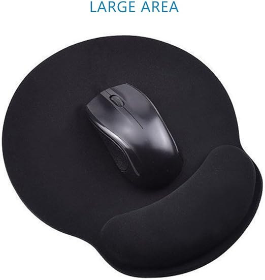 TEKXDD Mouse Pad, Alfombrilla de Ratón Ergonomic, Base de Goma Antideslizante Mousepad, Gel Cojín de Reposamuñecas para Oficina, Computadora, Computadora Portátil, Hogar, Juegos.