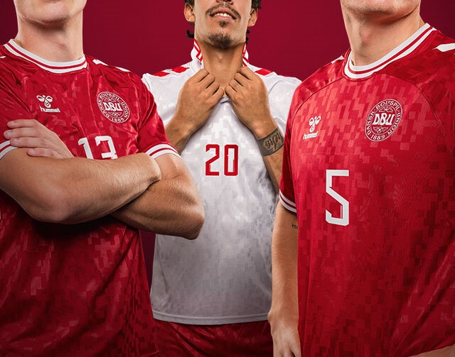 Nuevo! Jersey Dinamarca Eurocopa 2024/2025 Titular Roja Local Talla M.
