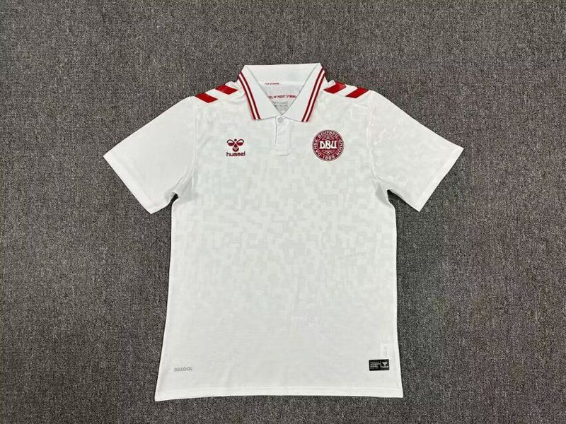 Nuevo! Jersey Dinamarca Eurocopa 2024/2025 Visita Blanca Talla S.