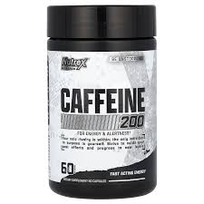 Cafeina 200 Nutrex 60 capsulas.