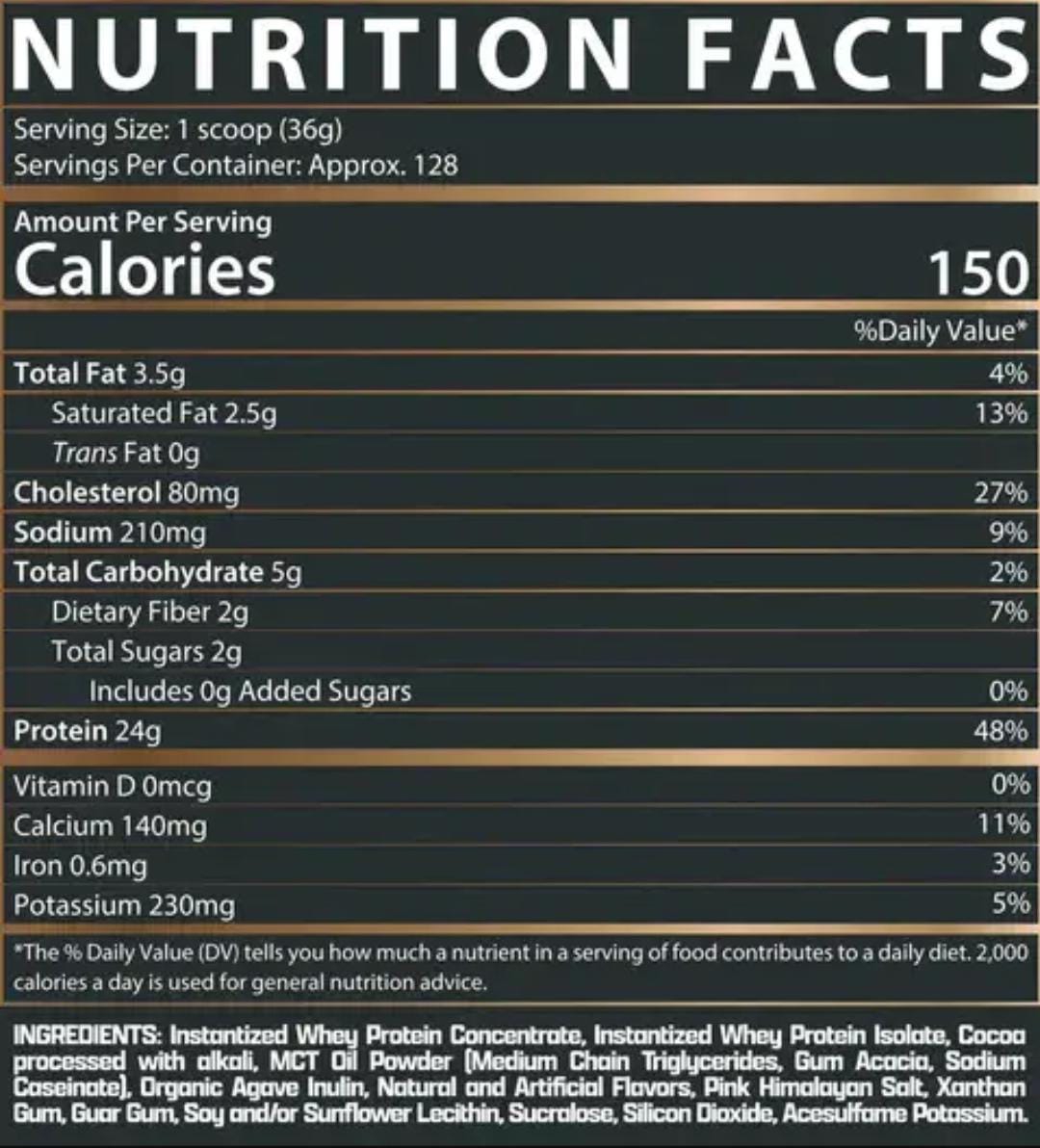Saco Whey Protein Nutrex 10 lbs 128 serv Chocolate.