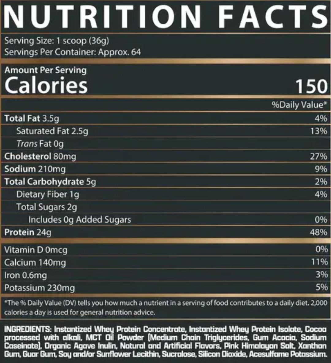 Whey Protein Nutrex 5 lbs 64 serv Chocolate .
