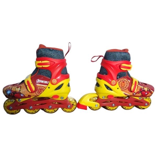 Patines en Linea para Niños Ajustables Avengers Iron Man  - 19a21.
