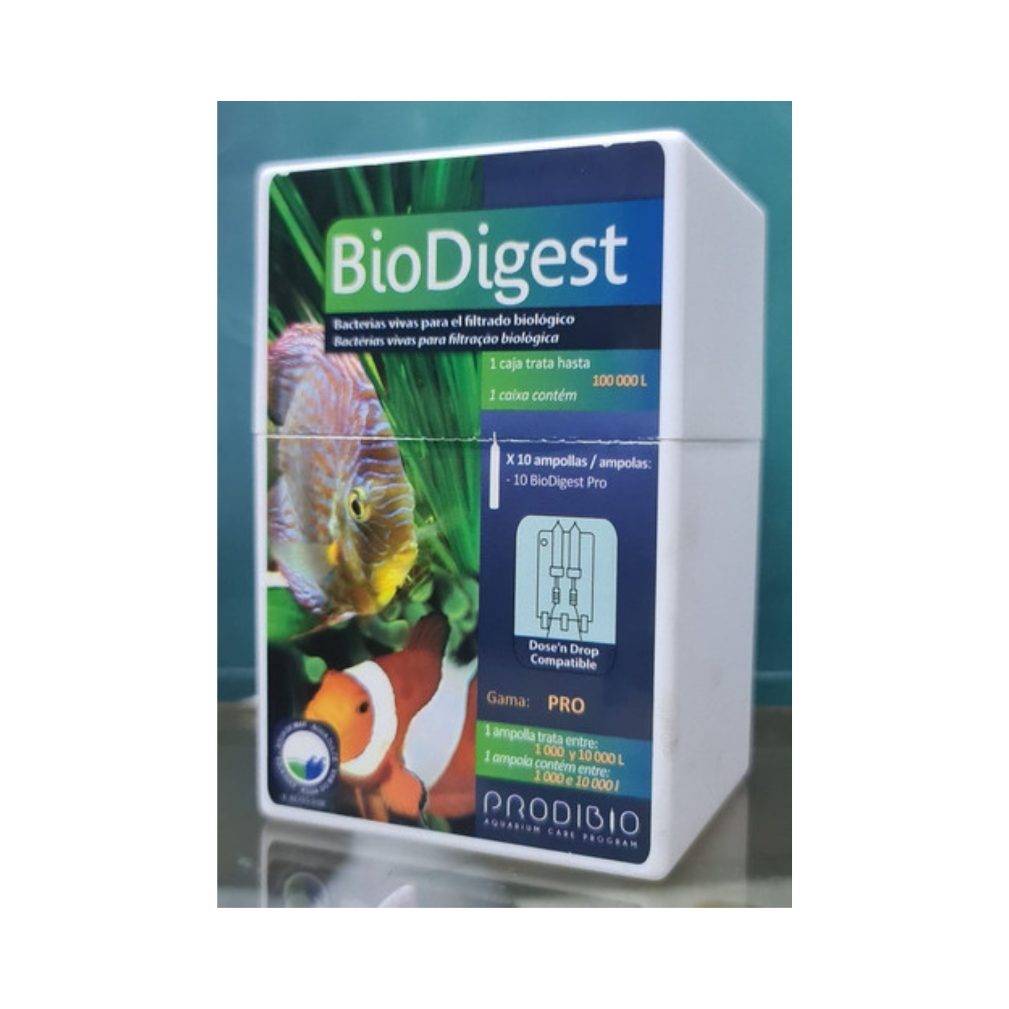 Bacteria prodibio biodigest ampolletas 10 ampolletas  .