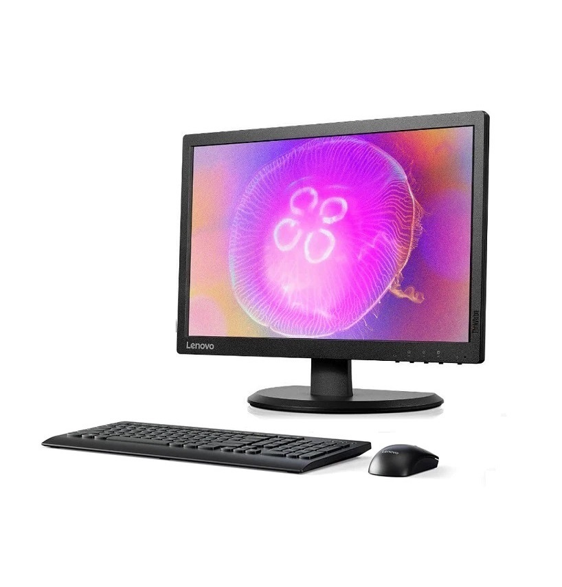 PC Lenovo M710Q TINY- I3-7100T- 8GB RAM- 256GB SSD- Monitor 19”- Windows 10 PRO- Equipo Clase A, Reacondicionado.