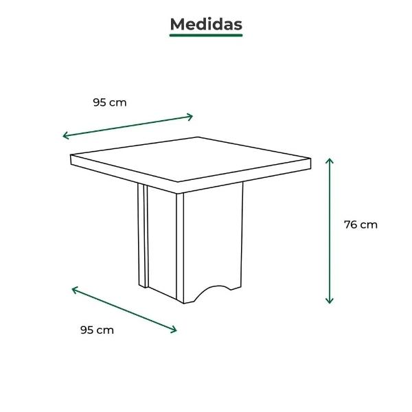 Antecomedor Foster Nogal 4 sillas Muebles Vigo 