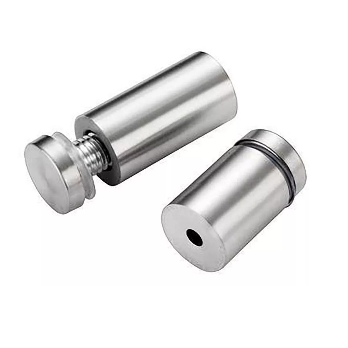 10 Tornillos De Soporte Para Letreros De Acero