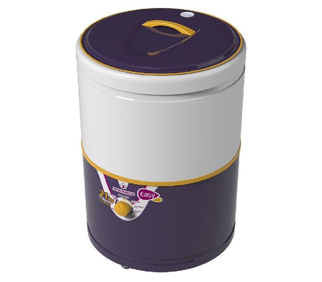 Lavadora Redonda Easy LRE21M 21KG Manual Blanco/Morado ORTY.
