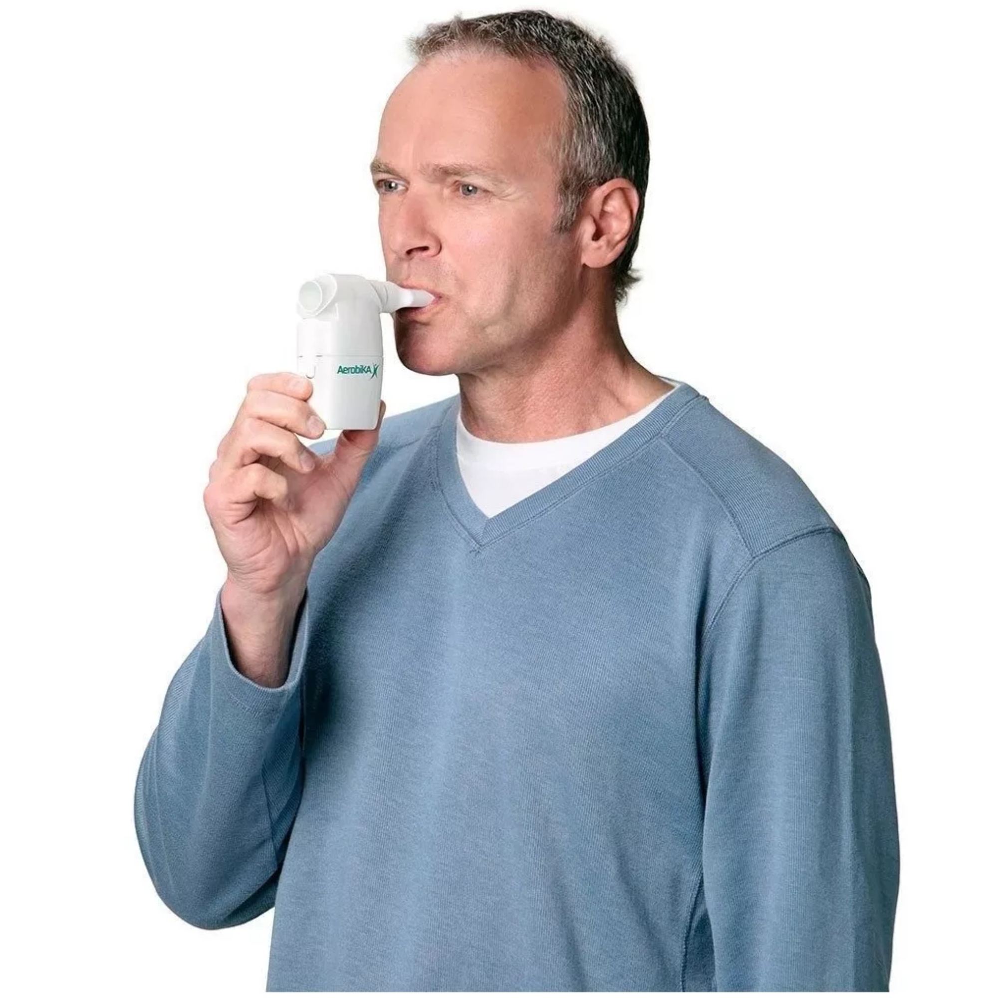 Ejercitador Pulmonar Aerobika Presión Positiva.