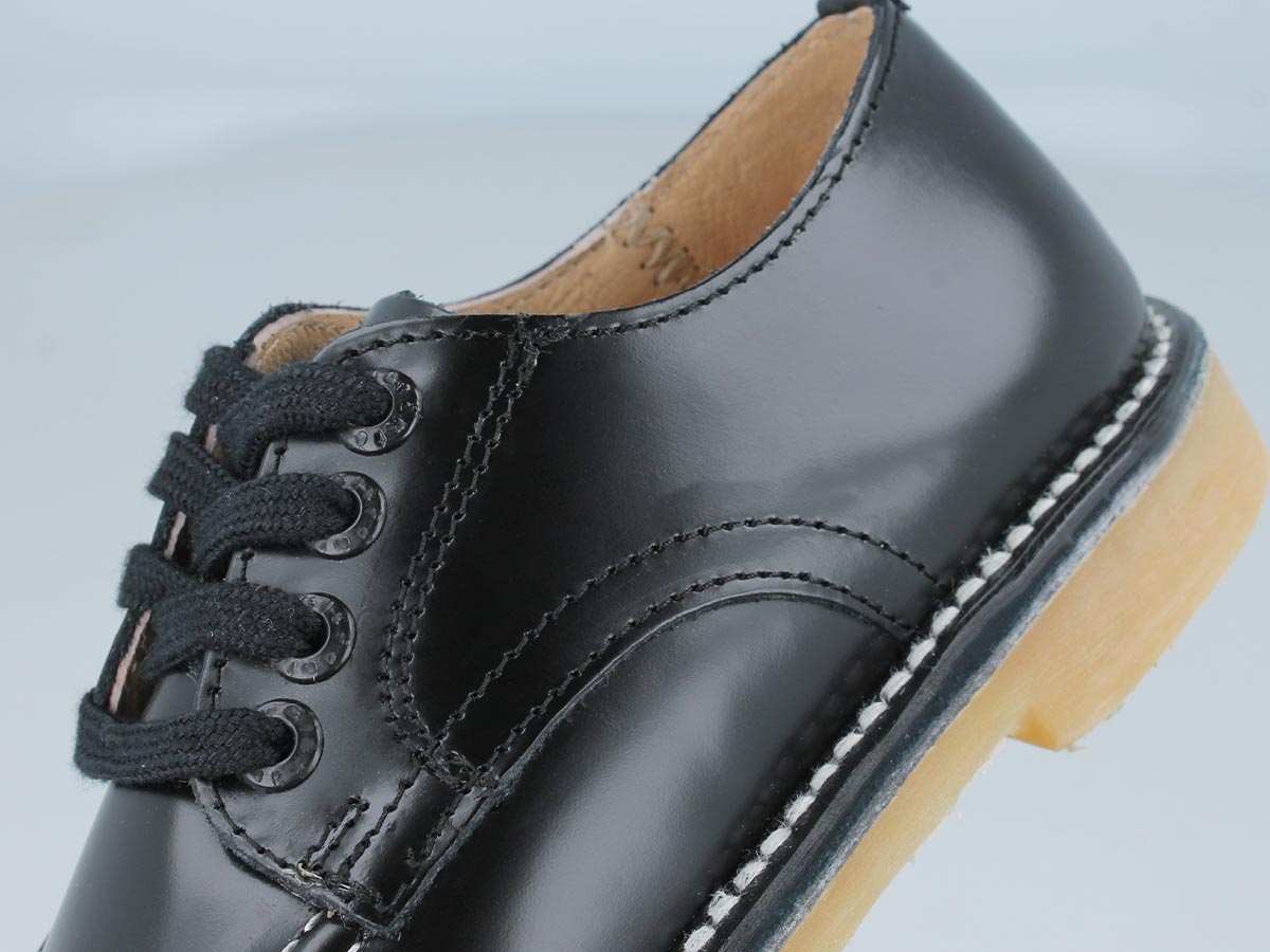 Zapato Escolar Elefante De Piel Negro Niño/Niña.