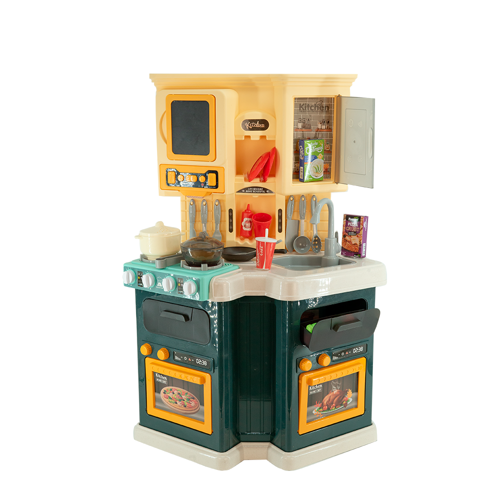 Cocinita Talented Chef 922-140 con Luz y Sonido Verde 77 pz.