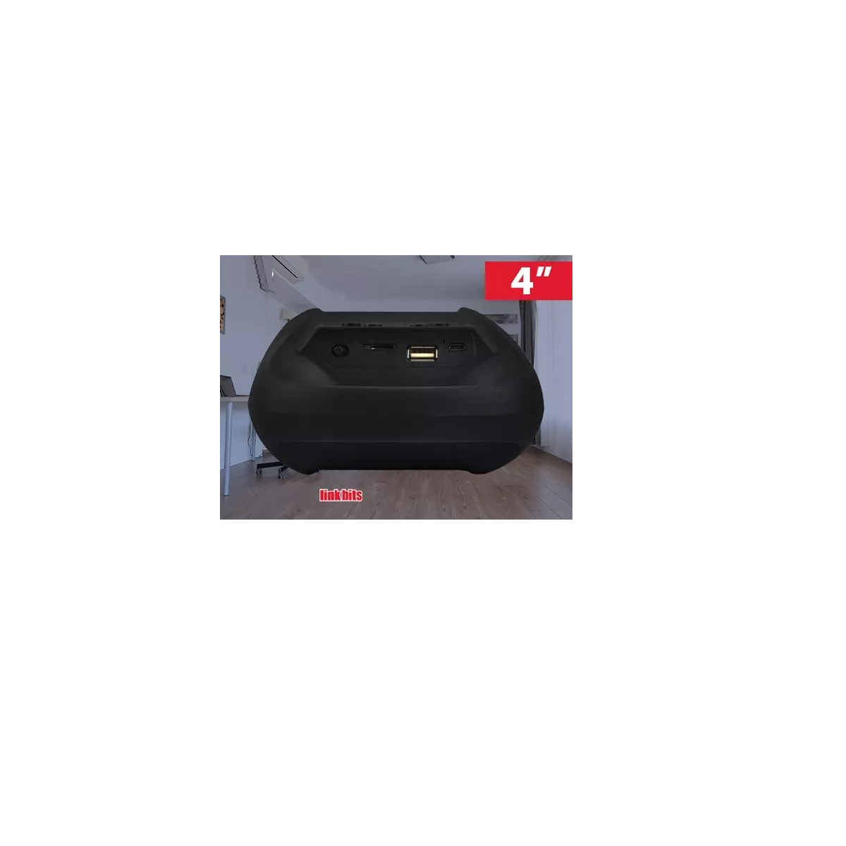 Bocina Recargable Bluetooth Radio Fm  4 Pulgadas 