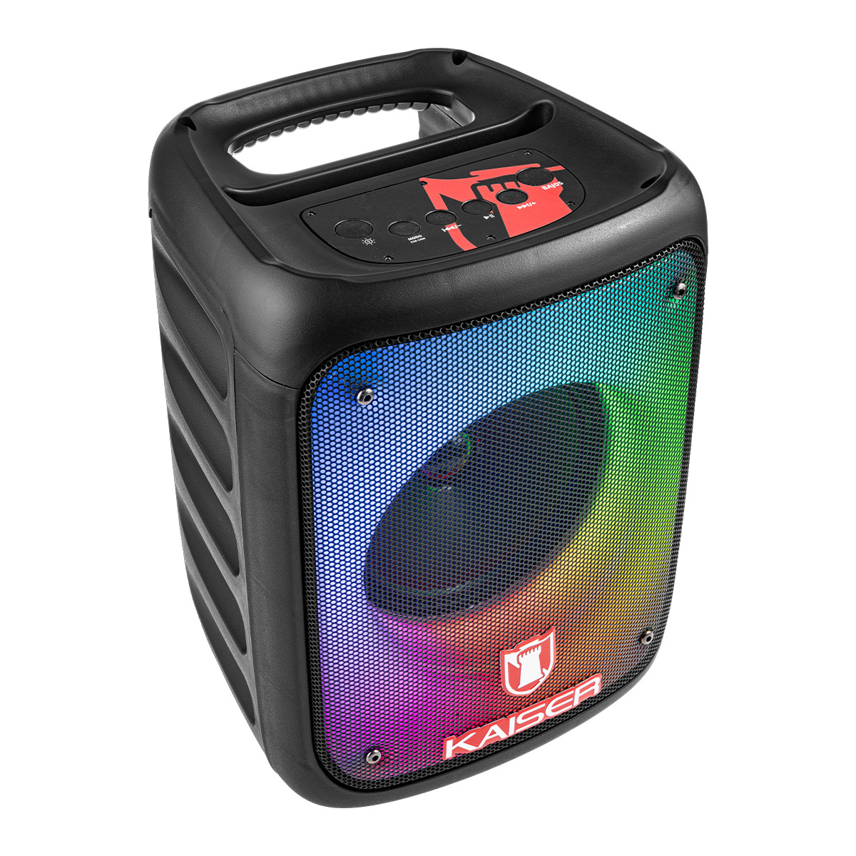 Bocina Bafle Kaiser 8'' De 6500w Pmpo Ksr- Link Multicolor.