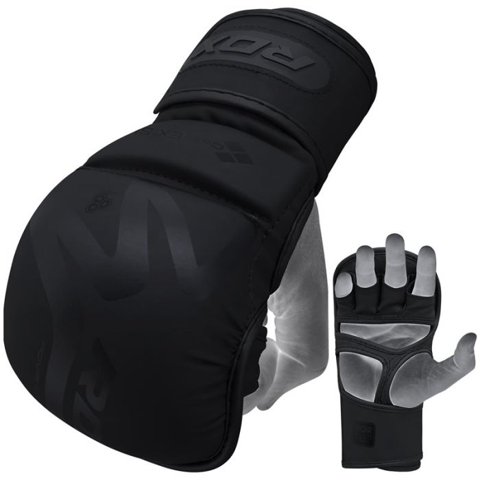 GUANTES MMA NOIR RDX SPARRING ENTRENAMIENTO