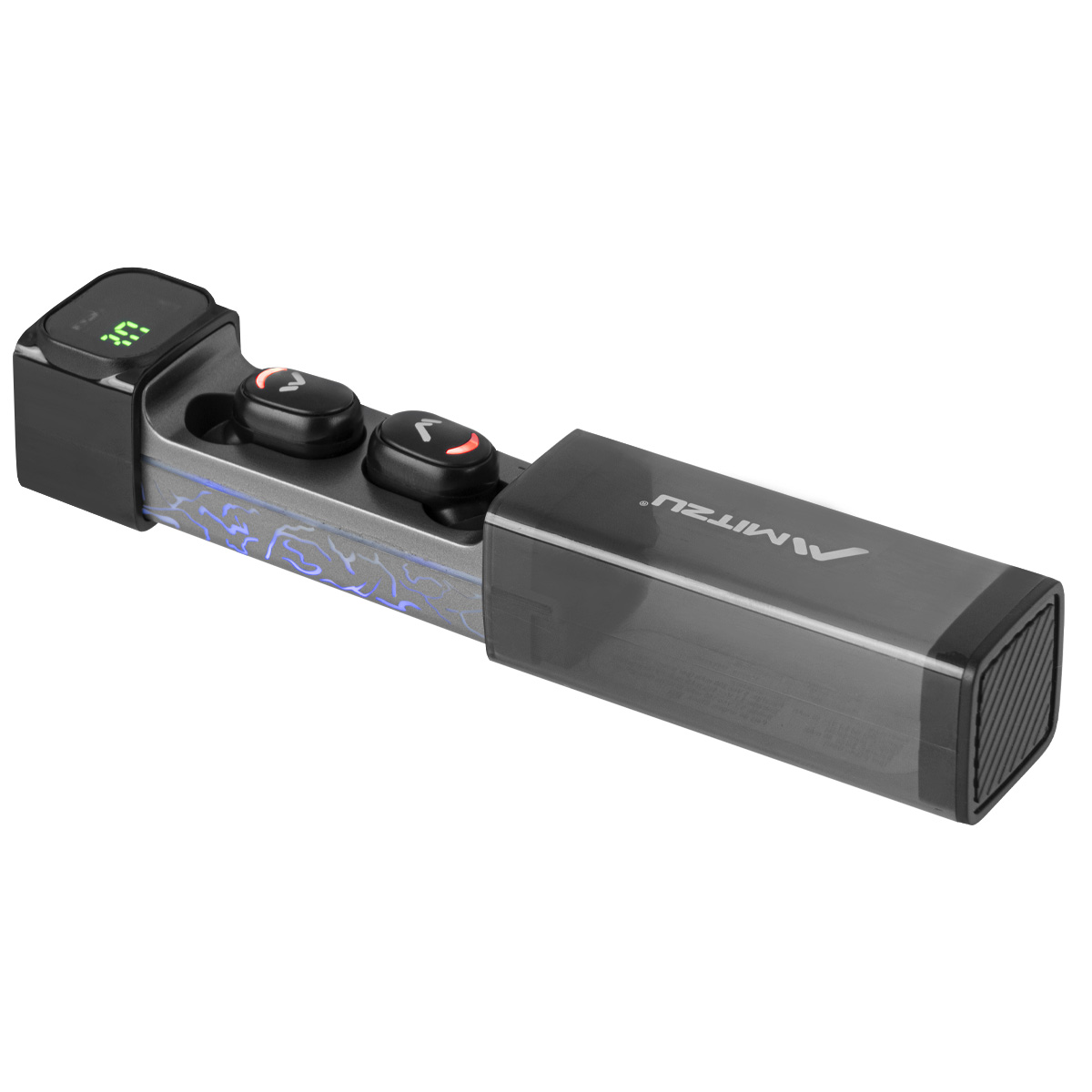 Audífonos True Wireless Mitzu Base Magnética Mh-9117.