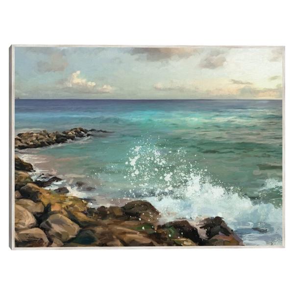 Cuadro Decorativo - Orilla rocosa 81 cm x 107 cm