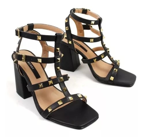 Tacones Con Estoperol Romano Premium Berry 7423.