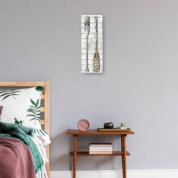 Cuadro Decorativo - Panel de Remos y Palas II 21 cm x 56 cm