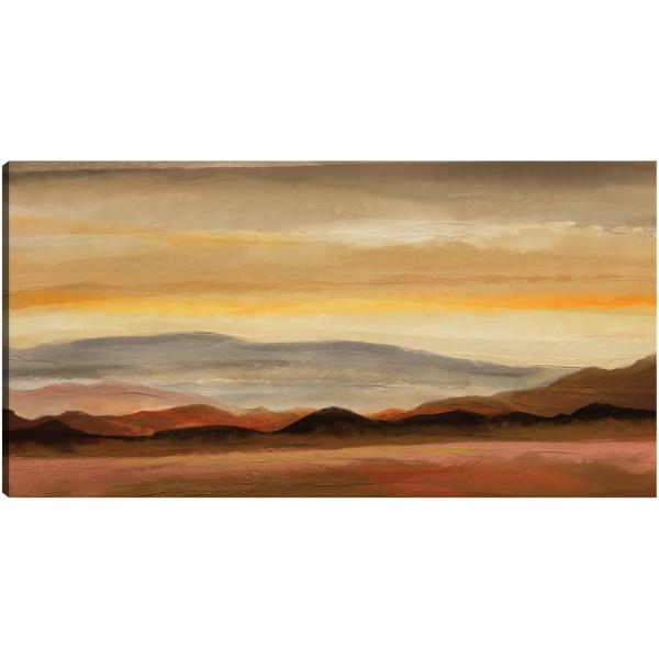 Cuadro Decorativo - Puesta de sol junto al lago 94 cm x 94 cm