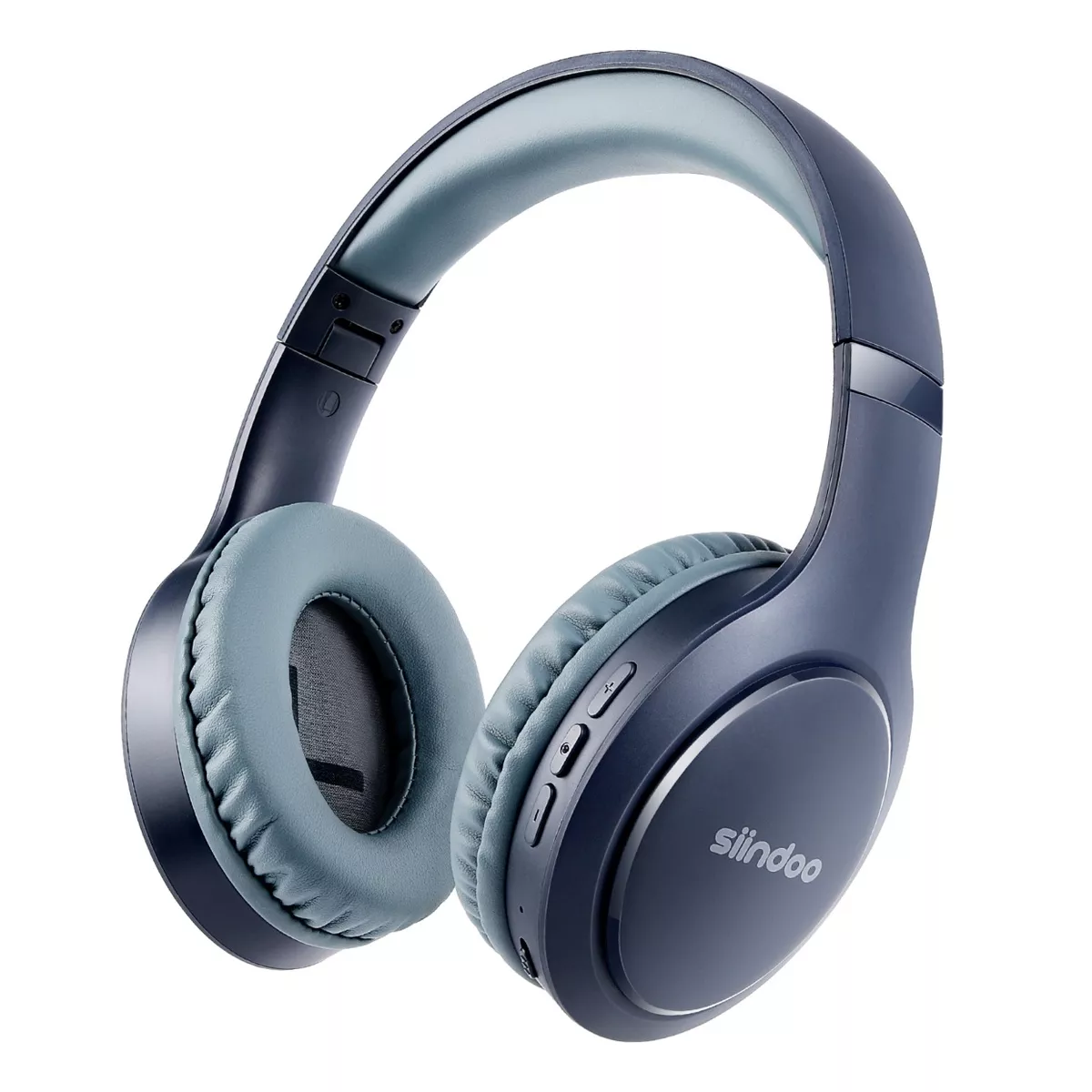 Audifonos Diadema Inalambricos Bluetooth Con Mic Hifi azul.