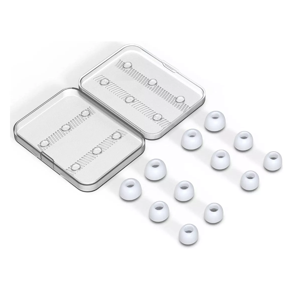 6 Almohadillas Silicon Eartips Repuesto Para AirPods Pro 1 2