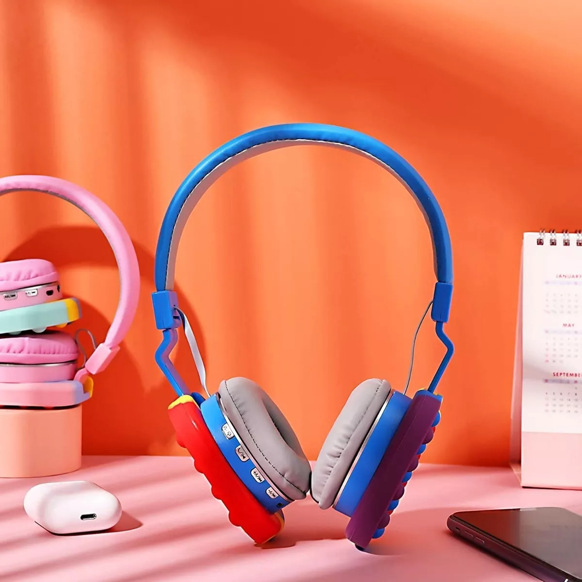 Audifonos Bluetooth Silicon Pop It Inalambricos Niño Y Niña multicolor