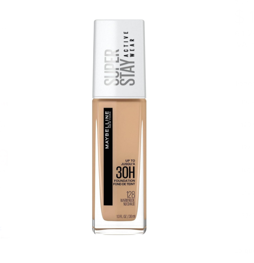 Base de maquillaje líquida Maybelline New York Super Stay Full Coverage 130 buff beige .