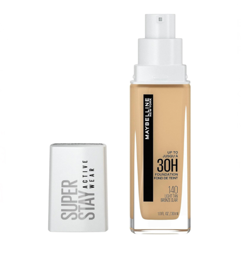 Base de maquillaje líquida Maybelline New York Super Stay Full Coverage 140 light tan .