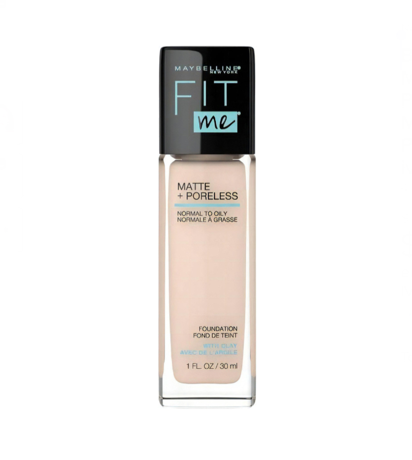Base De Maquillaje Maybelline Fit Me Fps 22 Matte 30 Ml Tono 110 Porcelain.