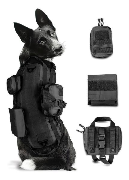 Pechera Chaleco Tactico Militar Perro.