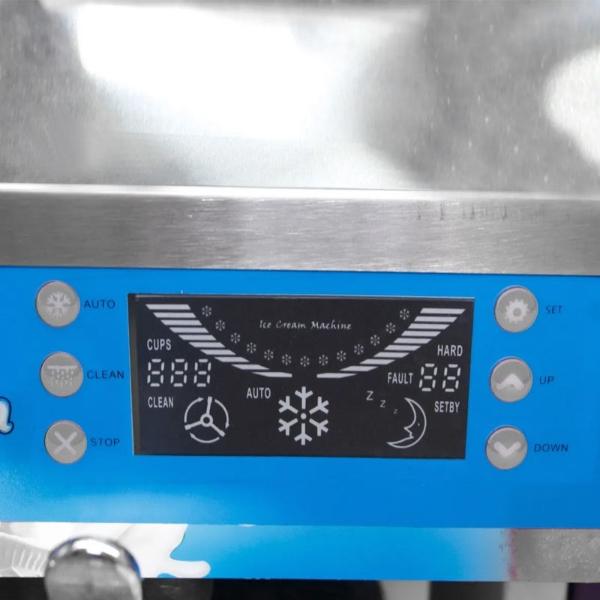 Maquina Helados  1800w Helado Suave Nieve Comercial Profesional Naranja.