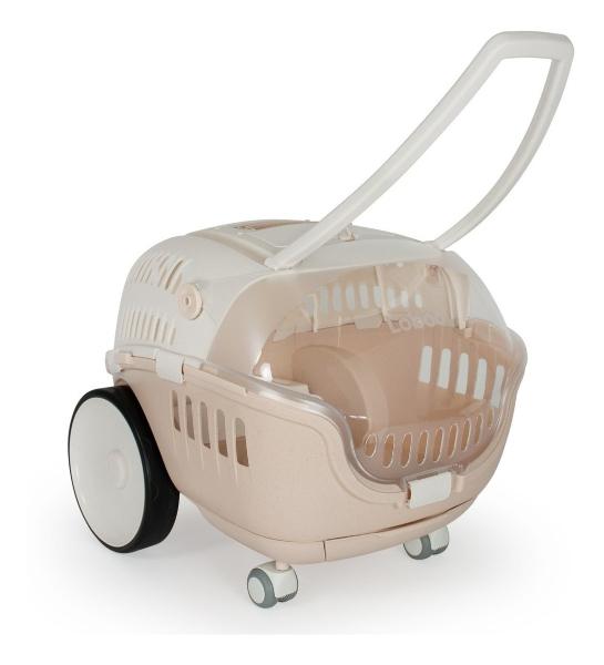 Transportadora Para Perro Y Gato Con Comedero Eco-friendly Beige