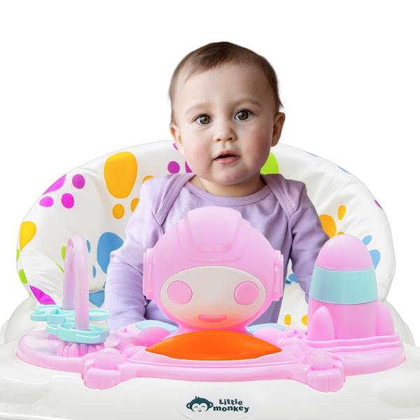 Andadera Bebe Sonidos Luces 4 Posiciones De Altura.