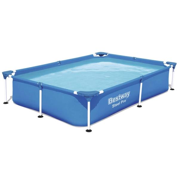 Alberca Estructural Rectangular Bestway 2.21 x 1.50 m Azul
