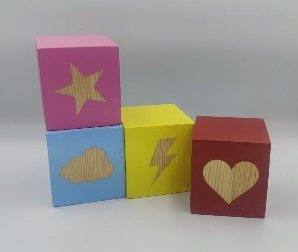 Cubos Decorativos - Estrella