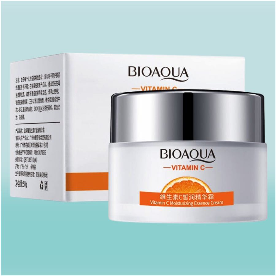 Crema Facial De Vitamina C Antiarrugas Hidratante Aclarante.