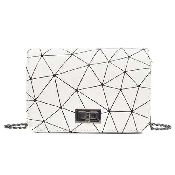 Bolsa Pequeñas Dama Tornasol Geometrica De Bolso Cruzada