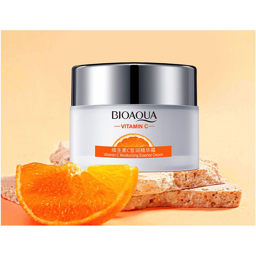 Crema Facial De Vitamina C Antiarrugas Hidratante Aclarante.