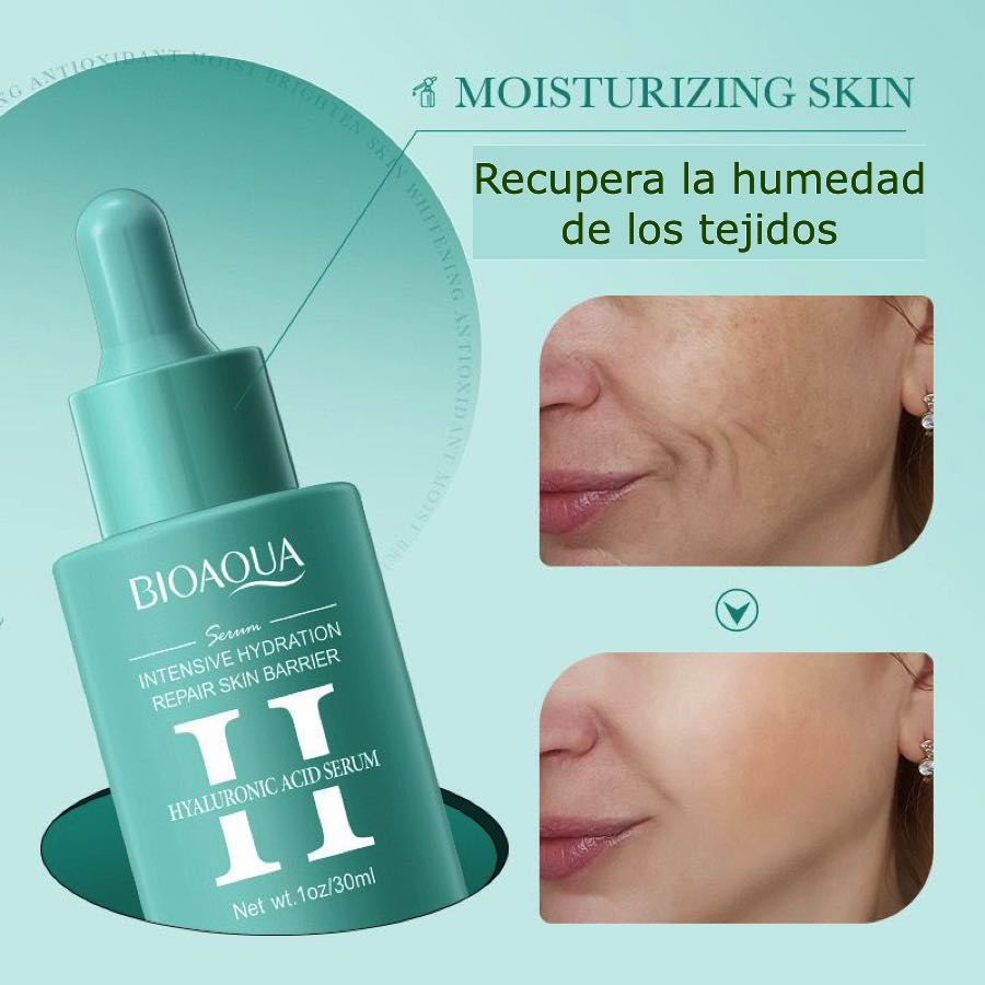 Serum Suero Facial De Ácido Hialurónico Hidratante Antiarrugas Repair Skin Bioaqua.
