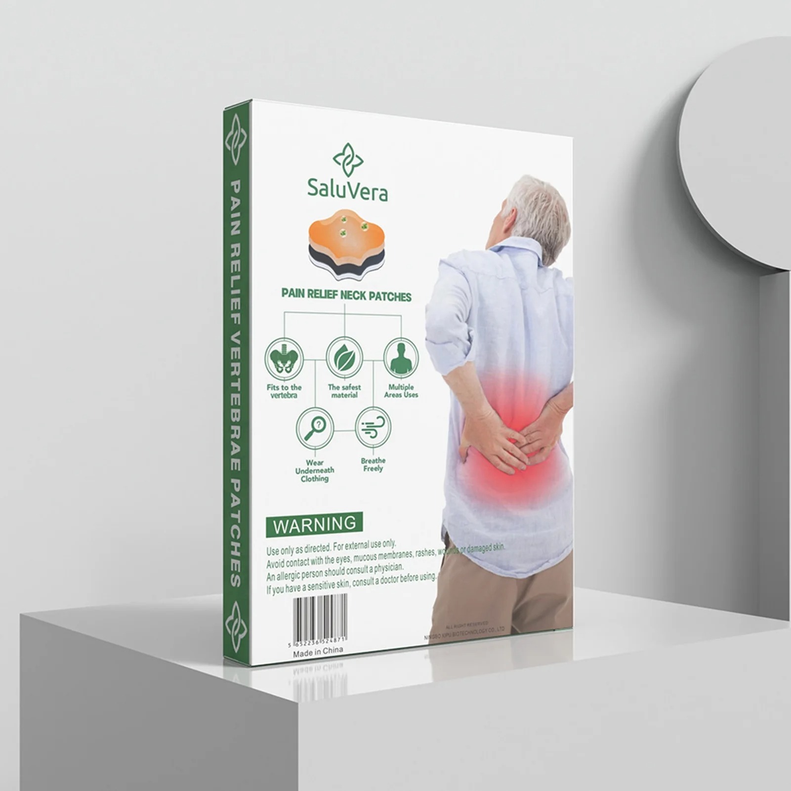 Parche para aliviar dolor de espalda, alivia el dolor muscular, 10 piezas