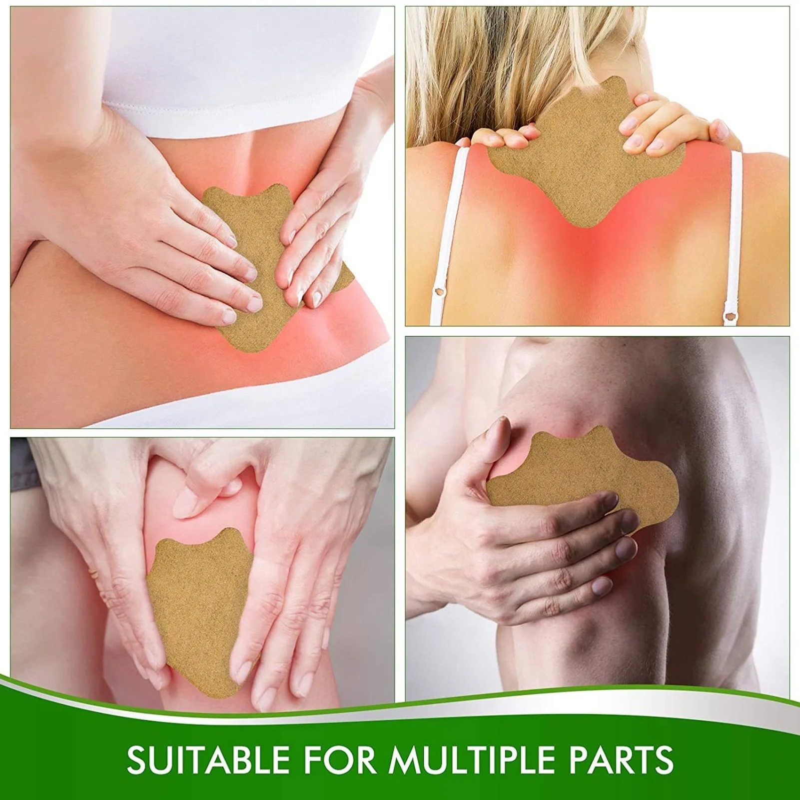 Parche para aliviar dolor de espalda, alivia el dolor muscular, 10 piezas