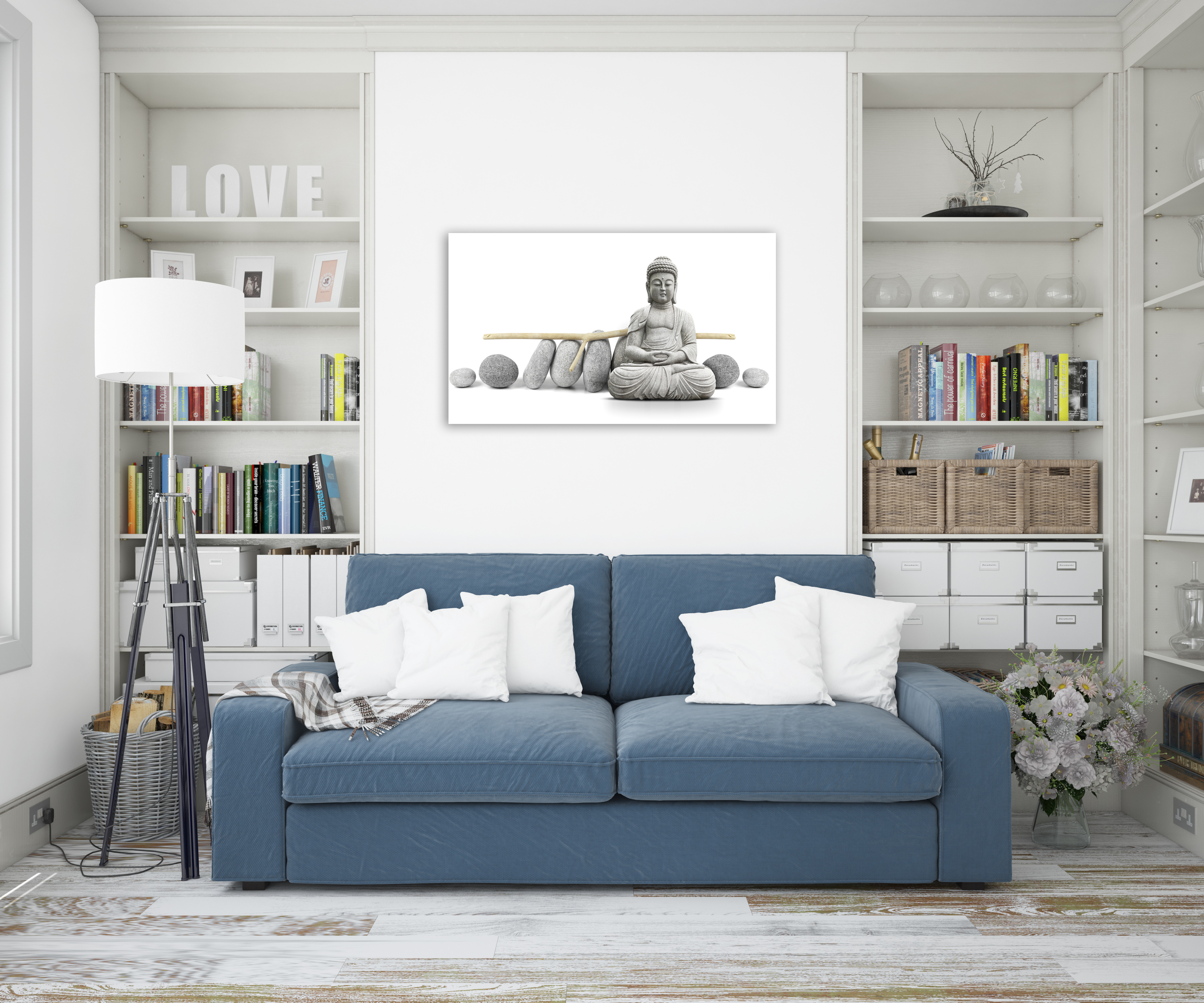Cuadro Decorativo | Cuadro Acrílico | Bouddha y el Bienestar | 70x120 |
