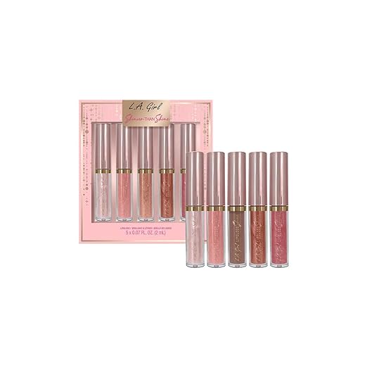 Set de 5 Lip Gloss Shinier That Shine L.A Girl.