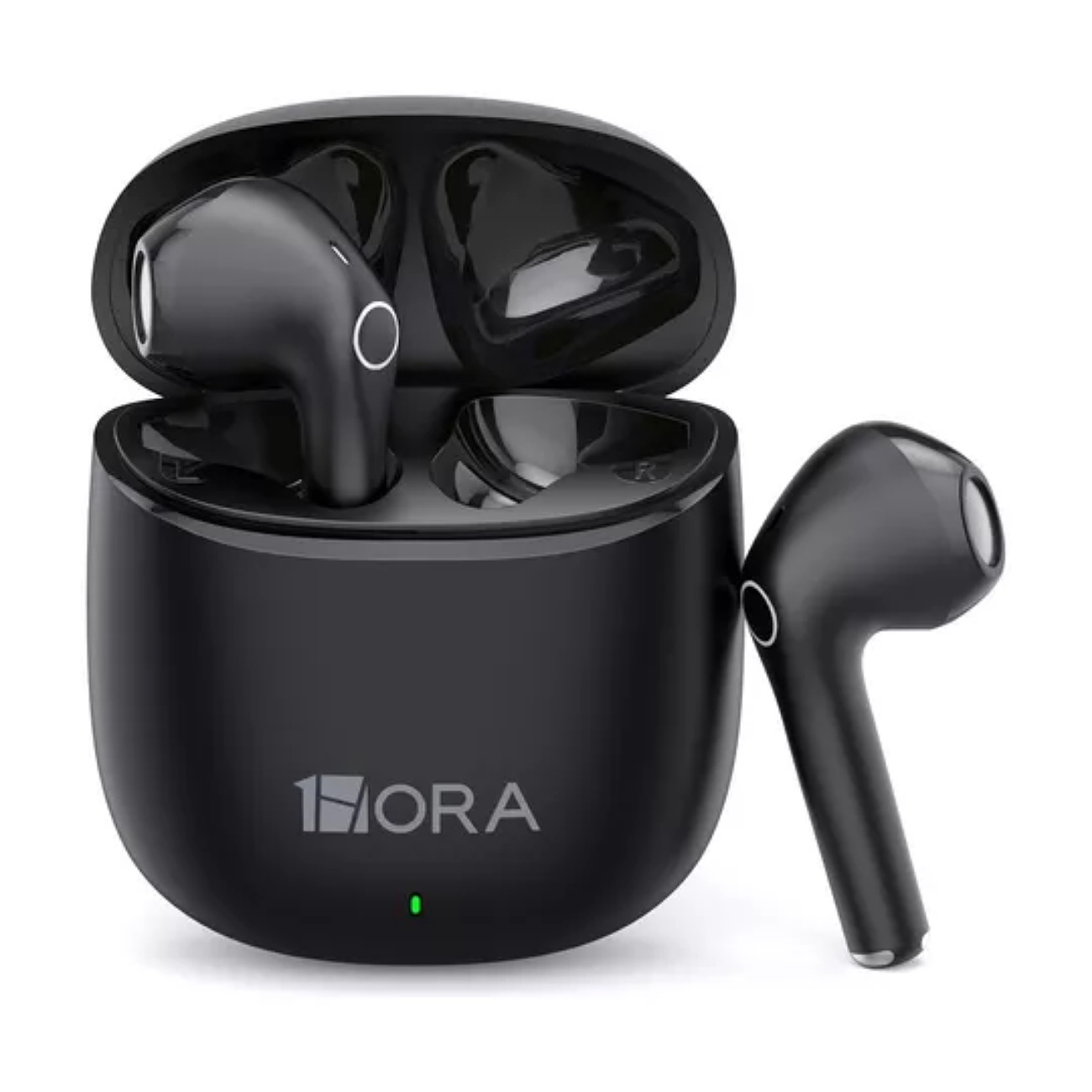Audífonos 1Hora AUT201 Bluetooth Inalámbricos Wireless In-ear Earbud Color Negro