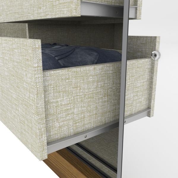 Ropero Closet Armario Organizador Bossa Alegro Natural/Off White