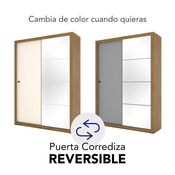 Ropero Closet Armario Organizador Bossa Alegro Natural/Off White