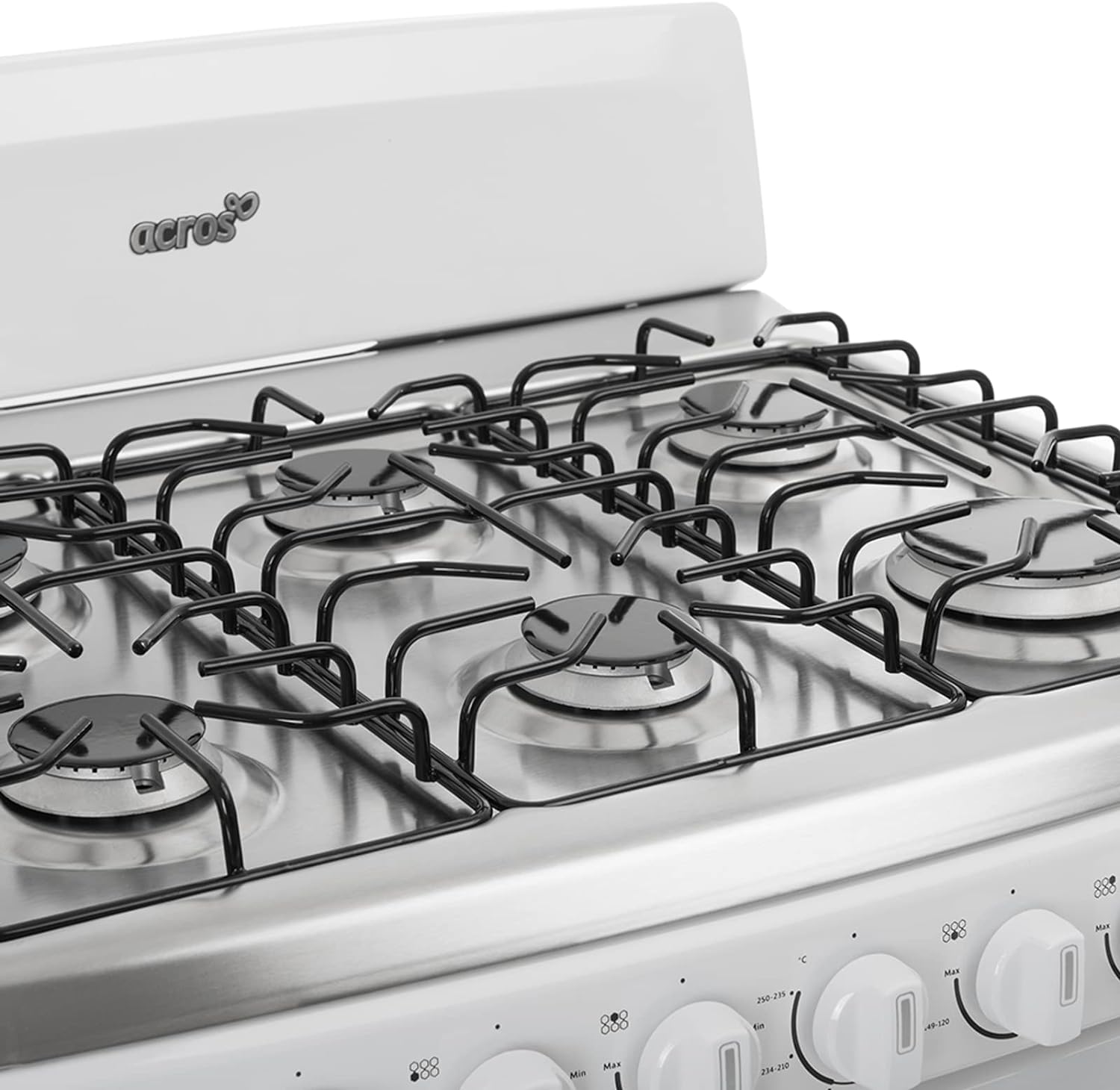 Estufa Acros Al Piso 30 Af5433q A Gas 6 Quemadores Blanca 127v Puerta Con Visor 5.1ft³.